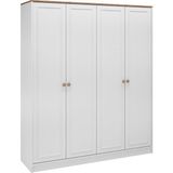 Venatto Smart Xl Dolap %100 MDF - Meşe - Beyaz