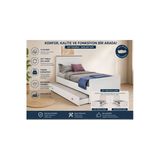 Venatto Smart Yavrulu Karyola (%100Mdf)100X200 Beyaz