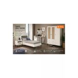 Venatto Trio White L Genç Odası Takımı(%100Mdf) Turkuaz