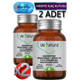 VeNatura 2 Adet Magnezyum Bisglisinat Sitrat P5p (VİTAMİN B6) 60 Adet Kapsül