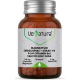 Venatura Magnezyum (Bisglisinat+Sitrat) 60 Kapsül P5p (Vitamin B6) Takviye Edici Gıda Türkiye Menşeli