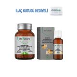 VeNatura Magnezyum (Bisglisinat+Sitrat) P5P (Vitamin B6) 60 Kapsül + D3 K2 Damla 20 ml