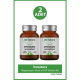 Venatura Magnezyum Sitrat ve P5P Vitamin B6 60 Tablet 2 Adet - Aromasız