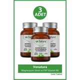 Venatura Magnezyum Sitrat ve P5P Vitamin B6 60 Tablet 3 Adet - Aromasız