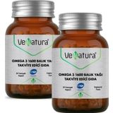 Venatura Omega-3 1600 Balık Yağı 2x30 Kapsül