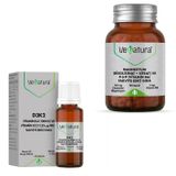 VeNatura Vitamin D3K2 + VeNatura Magnezyum (Bisglisinat+Sitrat) ve P5P (Vitamin B6) 60 Kapsül