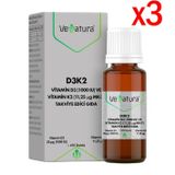 VeNatura Vitamin D3K2 Vitamin Takviye Edici Gıda 3 Adet