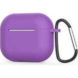 Vendas Apple Airpods 3. Nesil Soft Ultra Ince Silikon Koruma Kılıfı - Mor