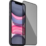 Vendas Apple iPhone 11 Uyumlu Anti Static Privacy 5D Temperli Hayalet Cam Ekran Koruyucu - Siyah