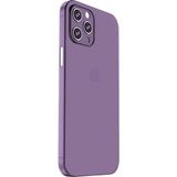Vendas Apple iPhone 14 Pro Uyumlu (14 Pro) Wing Serisi Ultra Ince Kalıplı Sert Silikon Kılıf - Mor