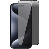 Vendas Apple iPhone 15 Plus Uyumlu Warrior Hardness Privacy Hayalet Cam Ekran Koruyucu - Siyah