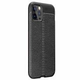 Vendas İphone 13 Pro Max Deri Desenli Çift Katmanlı Silikon Kılıf + 5d Cam Ekran Koruyucu