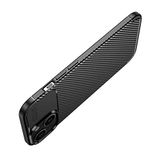 Vendas iPhone 14 (iPhone 14 Uyumlu) Deep Dizayn Auto Focus Tasarımlı Karbon Dizayn Kılıf Siyah