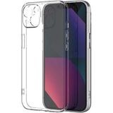 Vendas iPhone 14 Plus Kamera Korumalı Soft Şeffaf Silikon 5D Cam Ekran Koruyucu Cep Telefonu Kılıfı