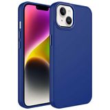 Vendas iPhone 14 Plus Uyumlu Luna Serisi Metal Çerçeve ve Buton Tasarımlı Silikon Kılıf