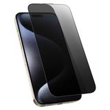 Vendas iPhone 14 Pro Uyumlu Hardness Gizleyen Privacy Hayalet Temperli Cam Ekran Koruyucu - Siyah