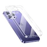 Vendas iPhone 14 Pro Uyumlu Vasif Serisi Glitter Elektroplated Şeffaf Sert PC Kılıf