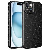 Vendas iPhone 15 Plus Uyumlu Koton Serisi Kamera Korumalı Simli Lüks Silikon Kılıf