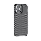 Vendas iPhone 15 Pro Deep Dizayn Auto Focus Tasarımlı Karbon Dizayn Cep Telefonu Kılıfı