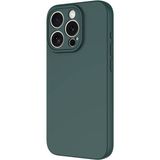 Vendas iPhone 15 Pro Max Uyumlu Kılıf Lansman Serisi Kadife Iç Yüzeyli Yumuşak Dokulu Silikon Kapak - Koyu Yeşil