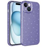 Vendas iPhone 15 Uyumlu Koton Serisi Kamera Korumalı Simli Lüks Silikon Kılıf