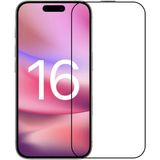 Vendas iPhone 16 Pro Max Uyumlu Hardness New 5D Temperli Cam Ekran Koruyucu - Şeffaf
