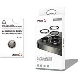 Vendas iPhone 17 Air Zore CL-12 Premium Safir Parmak İzi Bırakmayan Anti-Reflective Kamera Lens Koruyucu - Gold