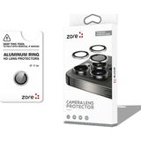 Vendas iPhone 17 Air Zore CL-12 Premium Safir Parmak İzi Bırakmayan Anti-Reflective Kamera Lens Koruyucu - Gümüş