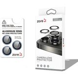 Vendas iPhone 17 Pro Max Zore Cl-12 Premium Safir Parmak Izi Bırakmayan Anti-Reflective Kamera Lens Koruyucu - Lacivert