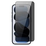 Vendas iPhone 17 Uyumlu Glass Privacy Antistatik Temperli Cam Ekran Koruyucu - Siyah