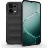 Vendas Oppo A6 Pro Kılıf Esnek Tpu Oyuklu Arka Yüzey Tasarımlı Vendas Etnik Silikon Kapak - Siyah