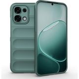 Vendas Oppo A6 Pro Kılıf Esnek Tpu Oyuklu Arka Yüzey Tasarımlı Zore Etnik Silikon Kapak - Koyu Yeşil