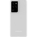 Vendas Samsung Galaxy S21 Ultra Uyumlu Wing Serisi Ultra Thin 0.4mm Ince Silikon Kılıf - Buzlu Beyaz