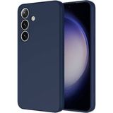 Vendas Samsung Galaxy S24 Plus Kılıf Lansman Serisi Içi Kadife Ipek Dokulu Lansman Kılıf - Lacivert