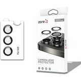 Vendas Samsung Galaxy S25 Zore CL-12 Premium Safir Parmak İzi Bırakmayan Anti-Reflective Kamera Lens Koruyucu - Siyah