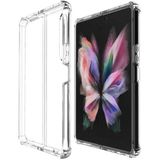 Vendas Samsung Galaxy Z Fold 4 Uyumlu Wall Serisi Airbag Köşeli Nitro Anti-Shock Silikon Kılıf - Şeffaf