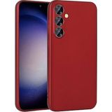 Vendas Samsung S23 Fe Uyumlu Premier Soft Serisi Yumuşak Soft Rubber Silikon Kılıf - Kırmızı - Galaxy S23 FE