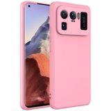 Vendas Xiaomi Mi 11 Ultra Uyumlu W-Lansman Serisi Kamera Korumalı Yumuşak Dokulu Kadife Kaplı Kılıf