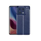 Vendas Xiaomi Mi 13 Pro Uyumlu Deri Desenli Niss Dikiş Tasarımlı Darbe Dirençli Silikon Kılıf