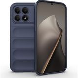 Vendas Xiaomi Poco F8 Pro Kılıf Esnek Tpu Oyuklu Arka Yüzey Tasarımlı Zore Etnik Silikon Kapak - Lacivert
