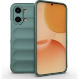Vendas Xiaomi Poco X8 Pro Max Kılıf Esnek Tpu Oyuklu Arka Yüzey Tasarımlı Zore Etnik Silikon Kapak - Koyu Yeşil