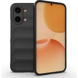 Vendas Xiaomi Poco X8 Pro Max Kılıf Esnek Tpu Oyuklu Arka Yüzey Tasarımlı Zore Etnik Silikon Kapak - Siyah