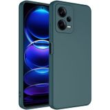 Vendas Xiaomi Redmi Note 12 5G Uyumlu W-Lansman Serisi Kamera Korumalı Yumuşak Dokulu Kadife Kaplı Kılıf