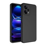 Vendas Xiaomi Redmi Note 12 Pro 5G Uyumlu W-Lansman Serisi Kamera Korumalı Yumuşak Dokulu Kadife Kaplı Kılıf