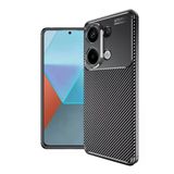 Vendas Xiaomi Redmi Note 13 4g Uyumlu Kılıf Deep Dizayn Auto Focus Karbon Görünümlü Silikon Kapak