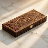 Vendly Blackcraft Dikdörtgen Ahşap Hediye Kutusu