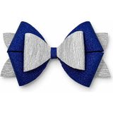 Vendly Glitter Detaylı Fiyonk Saç Tokası 13X7 cm Lacivert