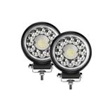 Vendortuning Off Road 4 İnç 33 Led Çalışma Lambası Kamyon Yuvarlak Off Road Sis Farı Çalışma Lambası 2 Adet