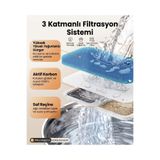 Vendortuning Paslanmaz Çelik Su Pınarı için Aktif Karbon Yedek Filtre 8 Adet uyumlu