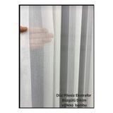 venedik home Soft İpek Bambu Tül Perde PİLESİZ Ekstrafor Büzgülü Ultra Gramajlı Kırışmaz Ütü istemez Tül Perde